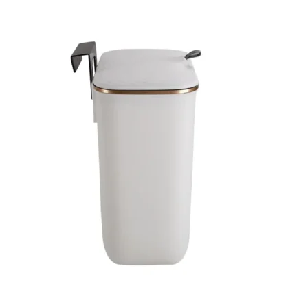 Kitchen Bathroom Hanging Small Waste Bin with Lid for cabinets - Image 7