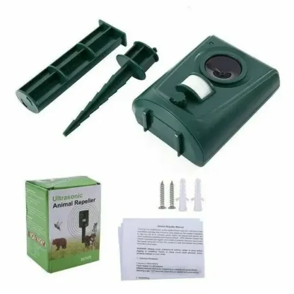 Battery Ultrasonic Garden Deterrent Repeller Animal Cat Scarer Pest - Image 5