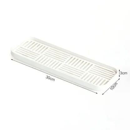 Sink Soap Organizer Rack Plastic Storage Trays Sponge Holder - Image 4