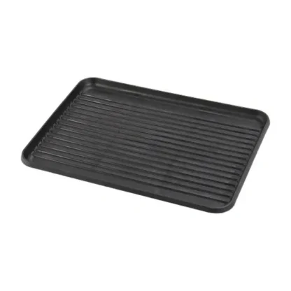 Black Iron Dish Drainer Kitchen Countertop Storage Rack Sink Tray - Image 5