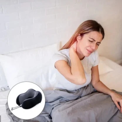 Memory Foam U-shaped Pillow Travel Neck Support - Image 6