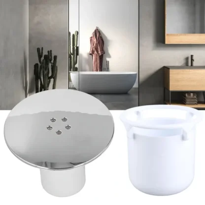 Shower Drain Cover Tray Hair Waste Trap Plug Hole Cover