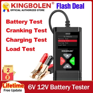 Kingbolen BM550 Car Battery Tester 6V 12V 24V 100-2000CCA Battery