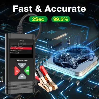 Kingbolen BM550 Car Battery Tester 6V 12V 24V 100-2000CCA Battery