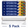 5 Pack Aluminium Foil Rolls