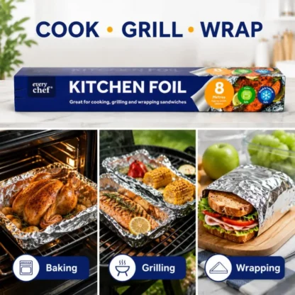 5 Pack Aluminium Foil Rolls