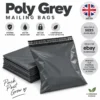Poly Grey Mailing Bags