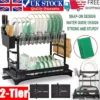 2 Tier Dish Drying Rack
