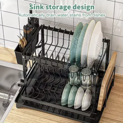 2 Tier Dish Drying Rack