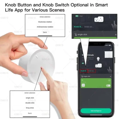 Tuya ZigBee smart knob switch