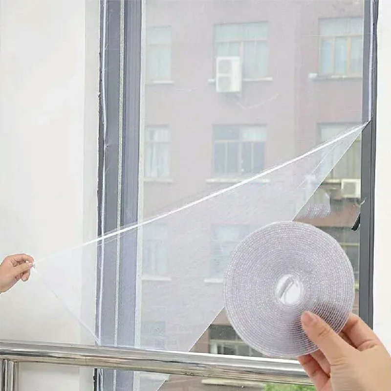 White Window and Door Screen Mesh Net for Bugs Mosquitoes Flies Insects Moths
