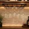 Under Cabinet Wine Glass Rack