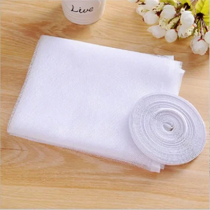 White Window and Door Screen Mesh Net for Bugs Mosquitoes Flies Insects Moths