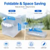 Reliable 20L Foldable Water Container with Tap for Camping