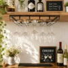 Under Cabinet Wine Glass Rack