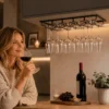 Under Cabinet Wine Glass Rack