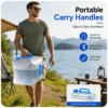 Reliable 20L Foldable Water Container with Tap for Camping