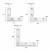 stainless steel corner brackets