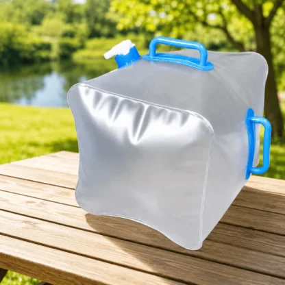 Reliable 20L Foldable Water Container with Tap for Camping