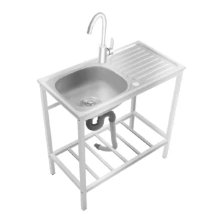 Freestanding Stainless Steel Sink