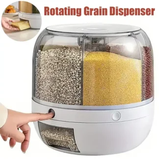 6-grid grain dispenser