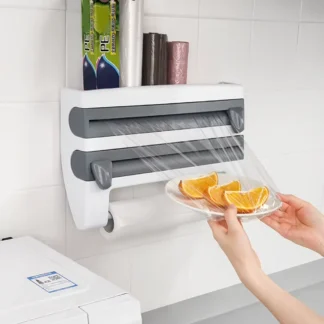 wall mounted cling film dispenser