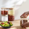 glass storage jars