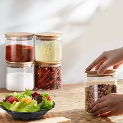 glass storage jars