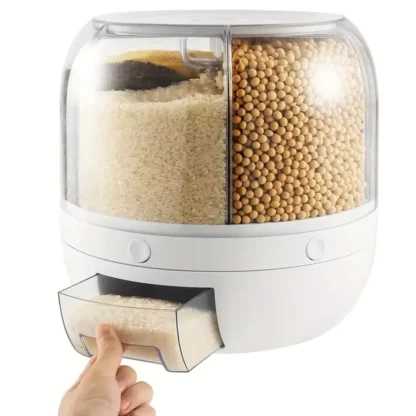 6-grid grain dispenser
