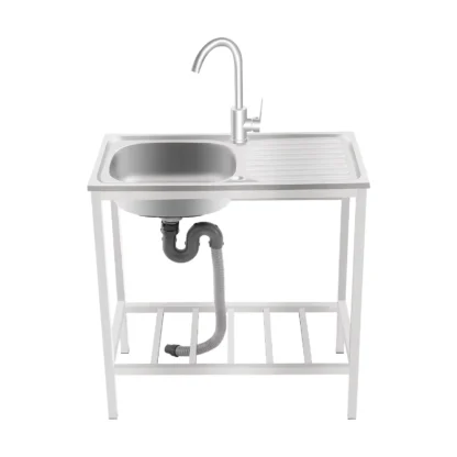 Freestanding Stainless Steel Sink