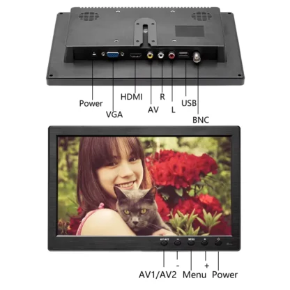 Podofo 10.1 Inch LCD Monitor