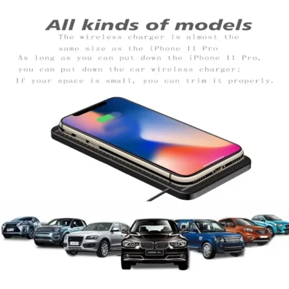 15W Wireless Car Charger Pad