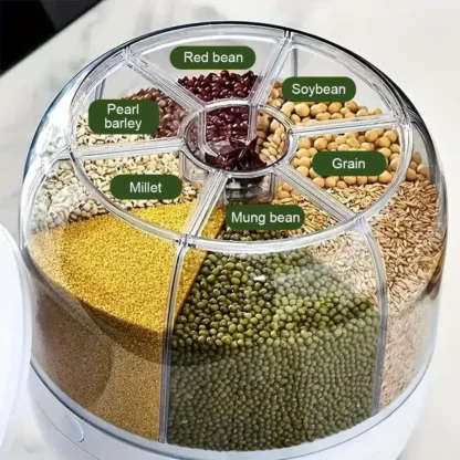 6-grid grain dispenser
