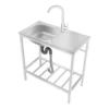 Freestanding Stainless Steel Sink
