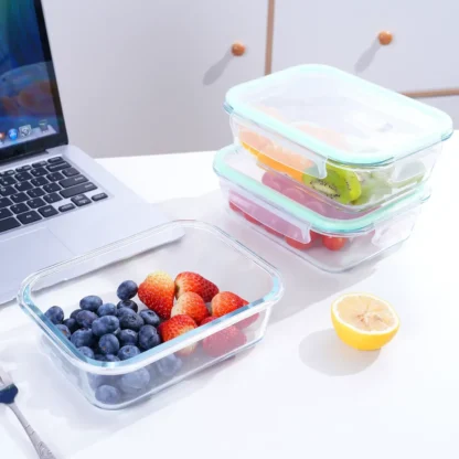glass meal prep boxes