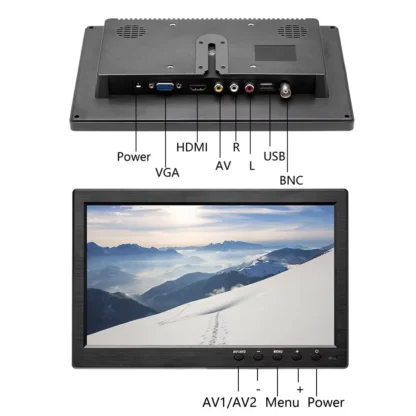 Podofo 10.1 Inch LCD Monitor