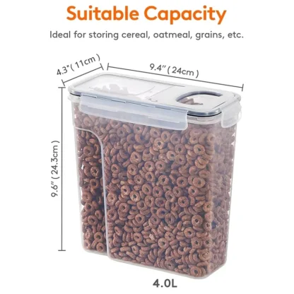 4L cereal storage containers