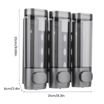 3 Chamber Shower Dispenser