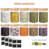 glass storage jars