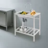 Freestanding Stainless Steel Sink