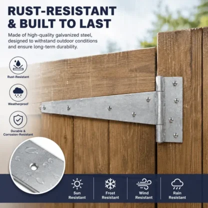 18 Inch Heavy Duty T Hinges