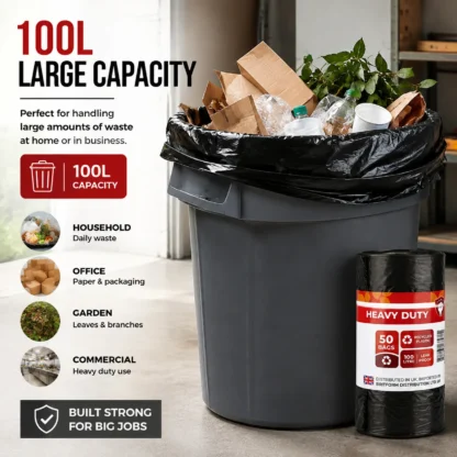heavy duty bin bags