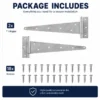 18 Inch Heavy Duty T Hinges