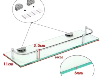 40cmBathroomStorageRackShelfForShower-5